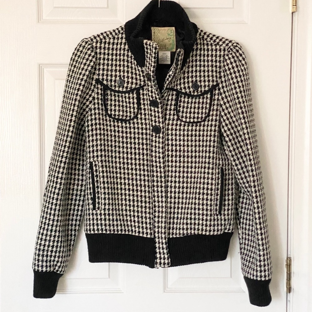 Billabong tweed bomber jacket
